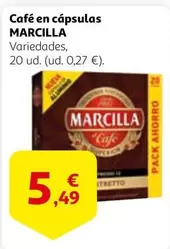 Oferta de Marcilla - Café En Cápsulas por 5,49€ en Alcampo