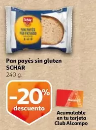Oferta de Schär - Pan Payés Sin Gluten en Alcampo