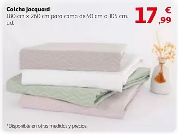 Oferta de Jacquard - Colcha por 17,99€ en Alcampo