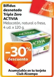 Oferta de Activia - Bifidus Desnatado Triple Zero en Alcampo