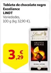 Oferta de Lindt - Tableta De Chocolate Negro Excellence por 3,29€ en Alcampo