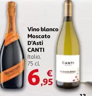 Oferta de Blanco - Vino  Moscato D'Asti por 6,95€ en Alcampo