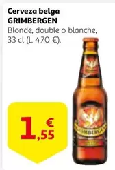 Oferta de Grimbergen - Cerveza Belga por 1,55€ en Alcampo