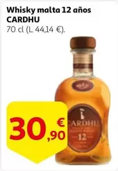 Oferta de Cardhu - Whisky Malta 12 Anos por 30,9€ en Alcampo