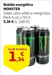 Oferta de Monster - Bebida Energetica por 1,34€ en Alcampo