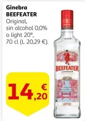 Oferta de Beefeater - Ginebra por 14,2€ en Alcampo