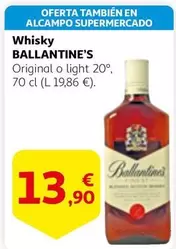 Oferta de Ballantine's - Whisky por 13,9€ en Alcampo
