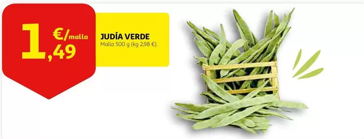 Oferta de Judia Verde por 1,49€ en Alcampo