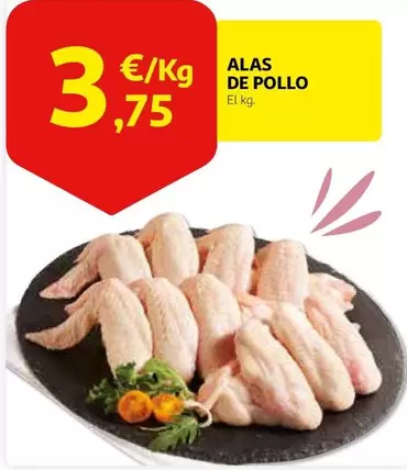 Oferta de Alas De Pollo por 3,75€ en Alcampo