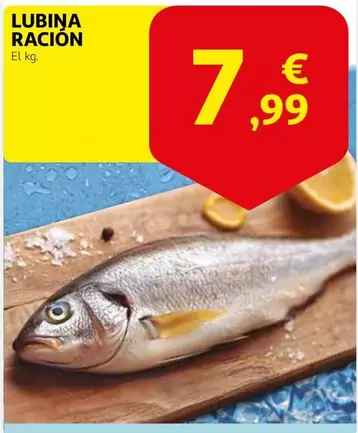 Oferta de Lubina Ración por 7,99€ en Alcampo