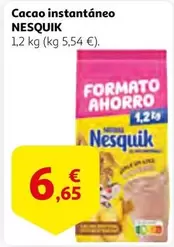 Oferta de Nesquik - Cacao Instantaneo por 6,65€ en Alcampo