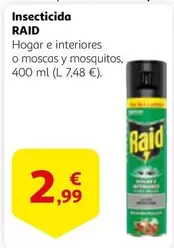 Oferta de Raid - Insecticida por 2,99€ en Alcampo