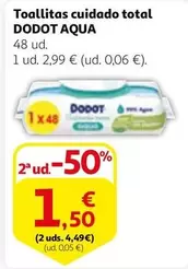Oferta de Dodot - Toallitas Cuidado Total por 2,99€ en Alcampo