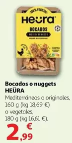Oferta de Heura - Bocados O Nuggets por 2,99€ en Alcampo