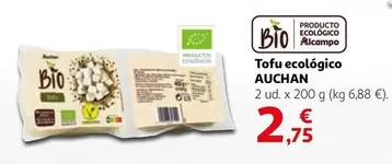 Oferta de Auchan - Tofu ecologico por 2,75€ en Alcampo