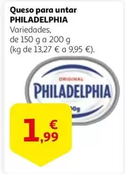 Oferta de Philadelphia - Queso Para Untar por 1,99€ en Alcampo