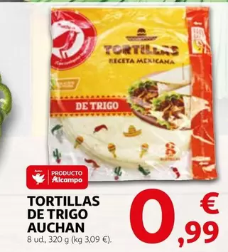Oferta de Auchan - Tortillas De Trigo por 0,99€ en Alcampo
