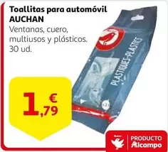 Oferta de Auchan - Toallitas Para Automovil por 1,79€ en Alcampo