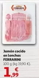 Oferta de Ferrarini - Jamón Cocido En Lonchas por 1,99€ en Alcampo