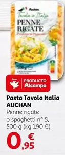 Oferta de Auchan - Pasta Tavola Italia por 0,95€ en Alcampo