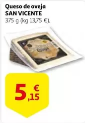 Oferta de San Vicente - Queso De Oveja por 5,15€ en Alcampo