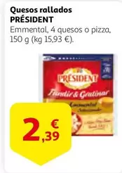 Oferta de Président - Quesos Rallados por 2,39€ en Alcampo