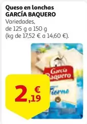 Oferta de García Baquero - Queso En Lonchas por 2,19€ en Alcampo