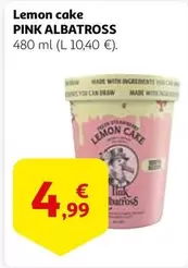 Oferta de Pink Albatross - Lemon Cake por 4,99€ en Alcampo