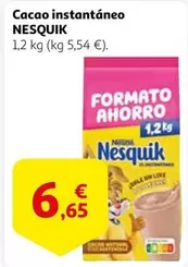 Oferta de Nesquik - Cacao Instantaneo por 6,65€ en Alcampo