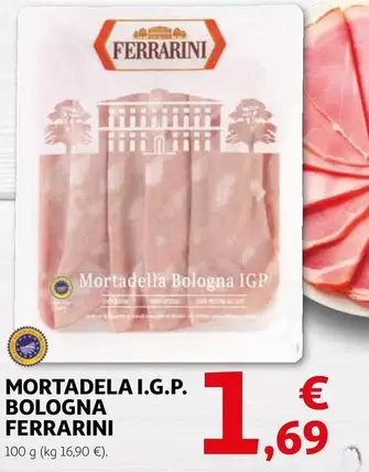 Oferta de Ferrarini - Mortadela I.G.P. Bologna por 1,69€ en Alcampo