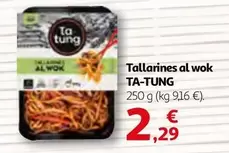Oferta de Ta Tung - Tallarines Al Wok por 2,29€ en Alcampo