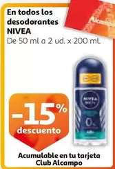 Oferta de Nivea - En Todos Los Desodorantes en Alcampo