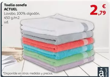 Oferta de Actuel - Toalla Cenefa por 2,79€ en Alcampo