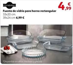 Oferta de Fuente De Vidrio Para Horno Rectangular por 4,99€ en Alcampo