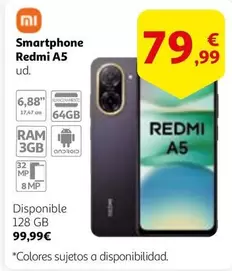 Oferta de Xiaomi - Smartphone Redmi A5 por 79,99€ en Alcampo