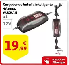 Oferta de Auchan - Cargador De Batería Inteligente 4a Max por 19,99€ en Alcampo