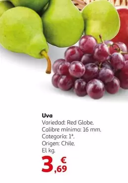 Oferta de Origen - Uva por 3,69€ en Alcampo