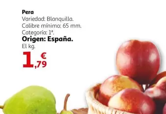 Oferta de Blanquilla - Pera por 1,79€ en Alcampo