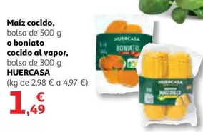 Oferta de Mac - Maiz Cocido, Bolsa De O Boniato Cocido Al Vapor por 1,49€ en Alcampo