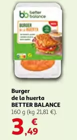 Oferta de Burger De La Huerta por 3,49€ en Alcampo