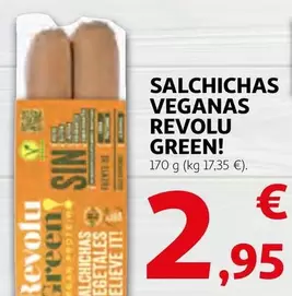 Oferta de Salchichas Veganas por 2,95€ en Alcampo