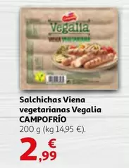 Oferta de Campofrío - Salchichas Viena Vegetarianas Vegalia por 2,99€ en Alcampo