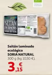 Oferta de Soria Natural - Seitan Laminado Ecológico por 3,15€ en Alcampo