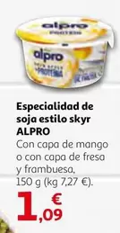 Oferta de Alpro - Especialidad De Soja Estilo Skyr por 1,09€ en Alcampo