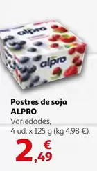 Oferta de Alpro - Postres De Soja por 2,49€ en Alcampo