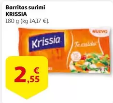 Oferta de Krissia - Barritas Surimi por 2,55€ en Alcampo