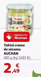 Oferta de Auchan - Tahini Crema De Sesamo por 2,49€ en Alcampo