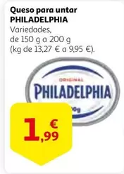 Oferta de Philadelphia - Queso Para Untar por 1,99€ en Alcampo