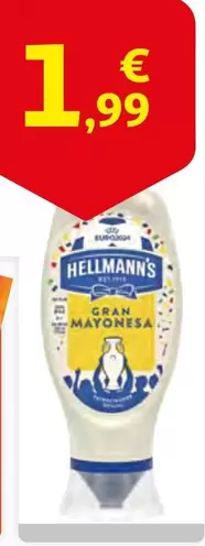 Oferta de Hellmann's - Gran Mayonesa por 1,99€ en Alcampo