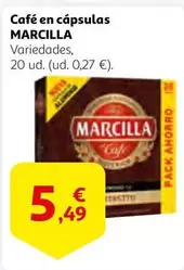 Oferta de Marcilla - Café En Cápsulas por 5,49€ en Alcampo